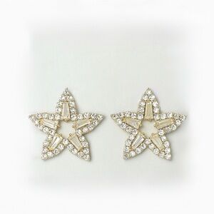 ⚜️ Star Shaped Crystal Earrings
